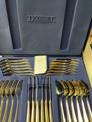 Bicolor Besteck Komplett für 6 Personen Edelstahl  - Bild 1 von 4