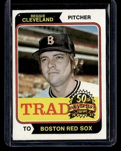 2023 Topps Heritage #175T Reggie Cleveland 50th Anniversary Buybacks Red Sox - Bild 1 von 2