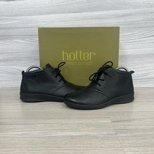 Hotter Trinity Ankle Boots Size 5 Shoes Black New Women’s Comfort Concept - Picture 1 of 15