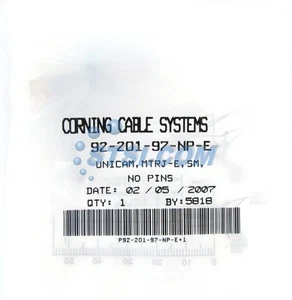 Conector Corning 92-201-97-NP-E Unicam MTRJ SM ~ STSI - Imagen 1 de 2