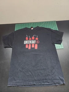 Green Day - “American Idiot” - 2006 Black Shirt Men's Size Large Cinder Block - Picture 1 of 8