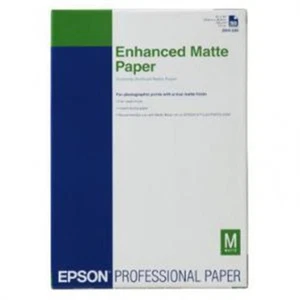 Epson Enhanced Matte Paper, DIN A3+, 192 g/m², 100 Blatt - Bild 1 von 2