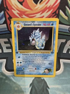 Giovanni's Gyarados 5/132 1st Edition Holo Gym Challenge Rare - Bild 1 von 15