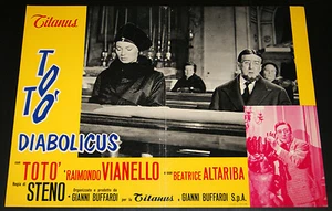 fotobusta film TOTO' DIABOLICUS con Totò 1962 - Imagen 1 de 1