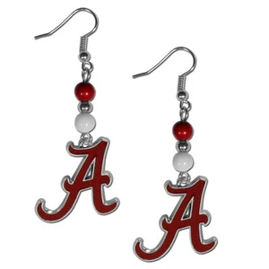 Alabama Crimson Tide Ohrhänger (Fan Perle) NCAA lizenzierter Schmuck - Bild 1 von 3