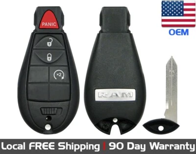 Lote de 1x Llavero remoto de entrada sin llave genuino OEM de fábrica para RAM 2013-2024 Foto 1 de 4