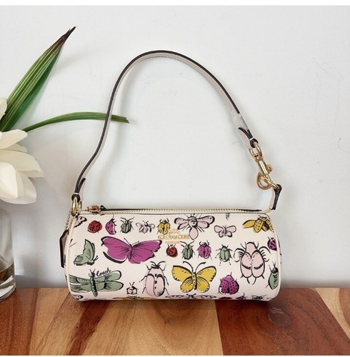 Coach Nolita Borsa a Barile con Stampa Creatura Multicolore