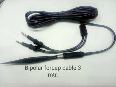 Pinzas bipolares laparoscópicas bi-abrazadera cable de 3 metros 5 piezas  Foto 1 de 4