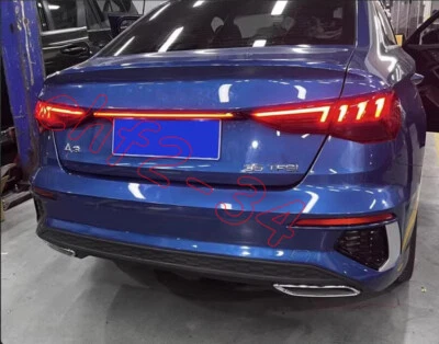 Luz trasera LED para maletero puerta trasera negra ahumada apta para Audi A3 Quattro S3 2022-24 Foto 1 de 4