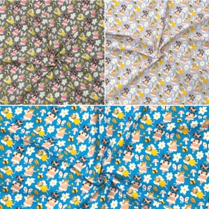 Polycotton Fabric Fairies Fantasy Ladybirds Daisies Floral Bee - Picture 1 of 4