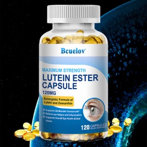 Lutein Ester Capsules 120mg Zeaxanthin (Marigold Extract) Strongest EYE HEALTH - Picture 1 of 10