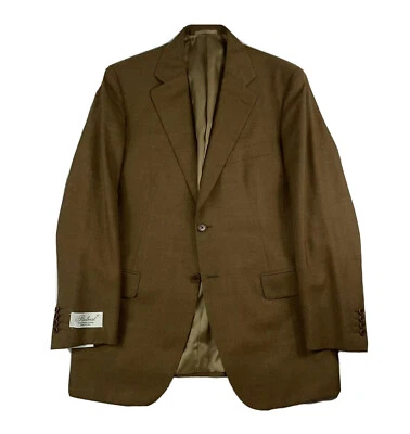 Blazer Belvest marrón cachemir puro para hombre talla 40R nuevo con etiquetas Foto 1 de 4