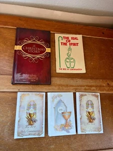 Lot of Mini MY FIRST HOLY COMMUNION Seal of the Spirit THE CHRISTMAS STORY Small - Imagen 1 de 19