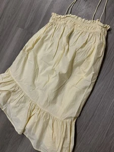 LADIES LEMON YELLOW OVERSIZED SUMMER DRESS SIZE 10 - Picture 1 of 8