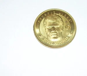 Scott Mitchell Brass Coin 1998 Pinnacle QB Club - Picture 1 of 2