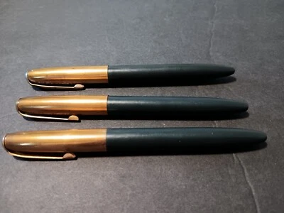 BALLPOINT PEN CO. VINTAGE BB LOTE GORRA VERDE Y DORADA  Foto 1 de 2