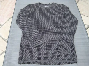 Super cooler grau/schwarzer Herrenpullover v. Signorello Gr. S TOP! - Bild 1 von 2