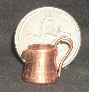 Cafetera de chocolate de cobre hecha a mano 1:12 cocina mexicana miniatura #MC713 (1) - Imagen 1 de 7