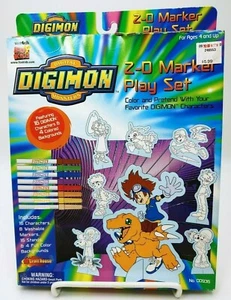 2000 Digimon 2-D Marker Spielset von Craft House Neu im Karton - Bild 1 von 2