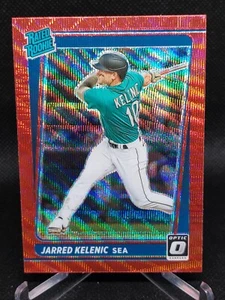 2021 Optic JARRED KELENIC Rated Rookie Red Wave Prizm RC # 135 SEATTLE MARINERS - Picture 1 of 2