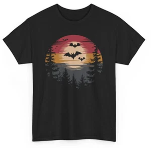 Camiseta Vintage Vampire Bats Halloween - Camiseta Retro Espeluznante Temporada Horror Gráfico - Imagen 1 de 33