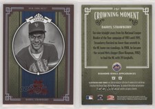 2005 Donruss Diamond Kings Red Framed Black & White Darryl Strawberry #292