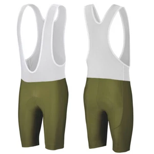Cycling Bib Short Military Green Pant Bike Trouser Ride MTB Biking Bicycle Tight - Picture 1 of 3