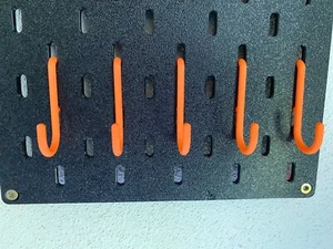 5er Pack - Haken passend für IKEA Skadis Lochwand in Orange 5,7cm - Picture 1 of 5