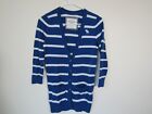 NWT Abercrombie & Fitch Women's Cardigan Sweater Cotton Sweatshirt Blue S