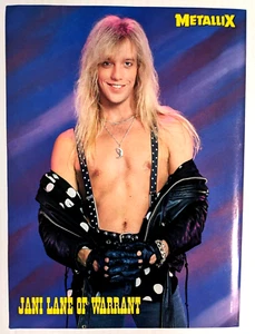 GARANTÍA / JANI LANE / REVISTA DÉCADA DE 1980 PINUP RECORTE DE CARTEL PINUP - Imagen 1 de 2