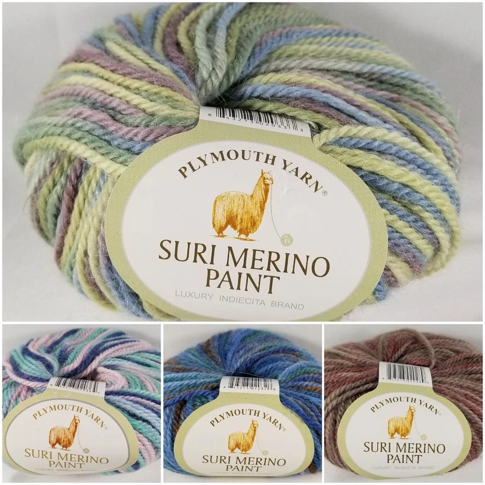 Plymouth Yarn Suri Merino Paint 55% Suri Alpaca 45% Extra Fine Wool 110y 1.75oz - Image 1 of 1
