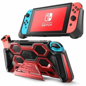 For Nintendo Switch Console, Original Mumba Hand Grips Cover with Kickstand Case - Picture 1 of 21