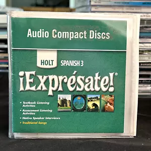 ¡Exprésate! Audio Compact Discs, Spanish - CD-ROM, by Holt Rinehart Not complete - Picture 1 of 8