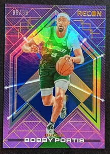 2021-22 Panini Recon Holo Blue /99 Bobby Portis #95  - Milwaukee Bucks