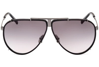 Gafas de sol Tod's TO344 08B negro mate aviador marco de metal 66-6-140 con almohadillas para la nariz Foto 1 de 4