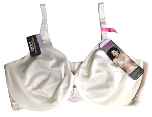 Maidenform® Full Fit Underwire Unlined White 38D Bra Lace Style # 09451 MSRP $40 - Picture 1 of 8