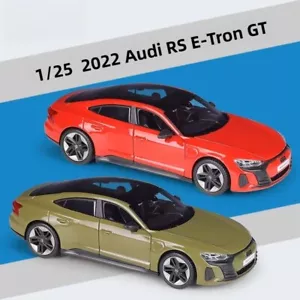 Audi RS E-Tron GT 2022 escala 1:25 metal coche modelo juguetes adorno IDEA DE REGALO - Imagen 1 de 16
