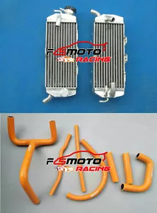 Manguera naranja y radiador de aluminio para KTM LC4 620 625 640 660 R LC4 Adventure EXC - Imagen 1 de 7