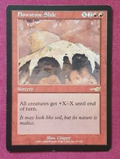 Magic The Gathering NEMESIS FLOWSTONE SLIDE single red card MTG