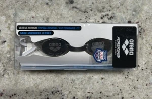 Brandneu - Arena Versus Spiegel Schwimmbrille silberweiß beschlagnahmt UV Powerskin - Bild 1 von 4