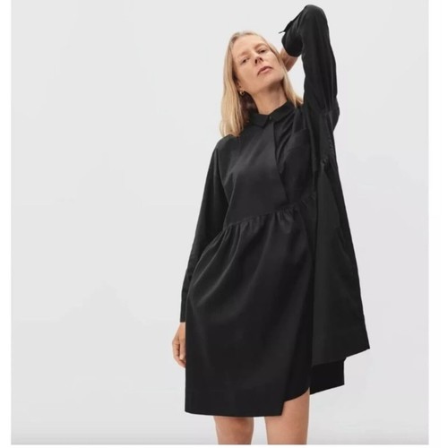 VETEMENTS Abito donna Everlane lunghezza ginocchio manica lunga oversize nero taglia M