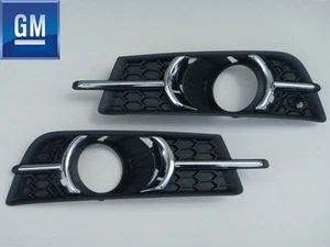 CHEVY CRUZE 2011-2014 FRONT BUMPER INSERT FOG LIGHT LAMP HOLE COVERS LEFT RIGH - Picture 1 of 5
