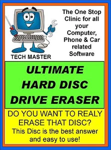 Erase All Data Traces Hard Drive Destruction Software Simple to use boot disc - Afbeelding 1 van 1
