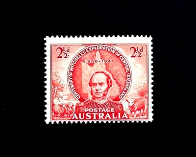 Sello de Australia - 1946 Thomas Mitchell Centenario Sn 203 Como Nuevo OG LH r40 Foto 1 de 2