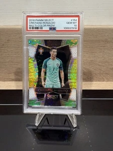 Panini Select 2016 No. 154 Cristiano Ronaldo Multicolor Prizm Gem Mint PSA 10 - Picture 1 of 2
