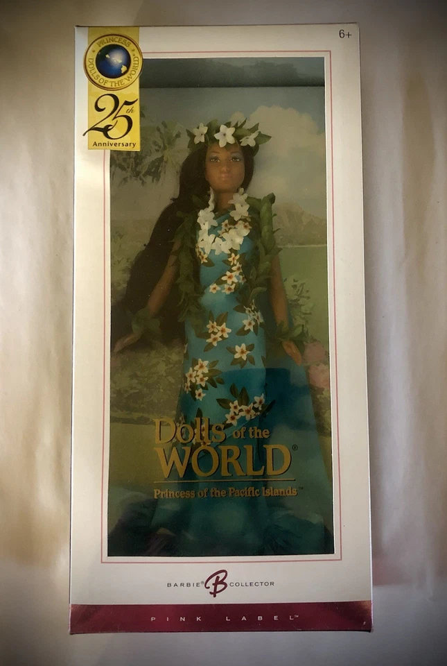 Muñecas del Mundo Princesa de las Islas del Pacífico 25 Aniversario Barbie Nuevas en Caja Foto 1 de 1