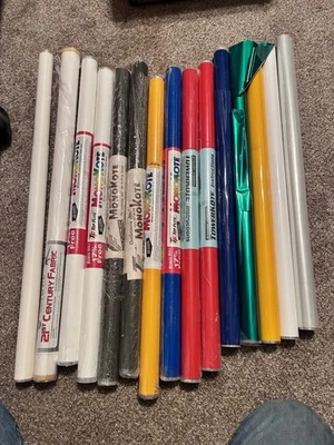 Material de cubierta de avión MonoKote RC 8 rollos completos, 6 rollos parciales Foto 1 de 3