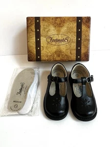 Footmates Toddler Girl 7.5W Sherry Black Mary Jane Dress Shoes NEW IN BOX Extras - Picture 1 of 14