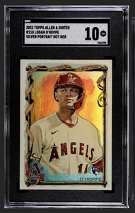 2023 Topps Allen & Ginter - Logan O'Hoppe #118 Silver Portrait (RC) SGC 10 - Bild 1 von 2