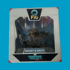 Marvel Guardians Of The Galaxy Vol 2 Rocket & Groot Qfig From Loot Crate 2016 - Picture 1 of 6